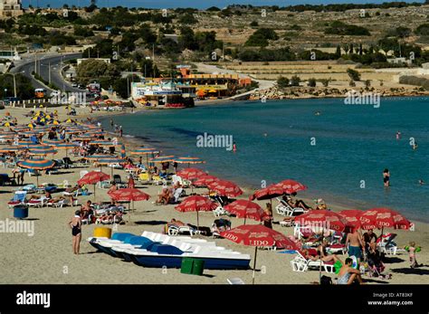 Mellieha Bay, Malta Stock Photo - Alamy