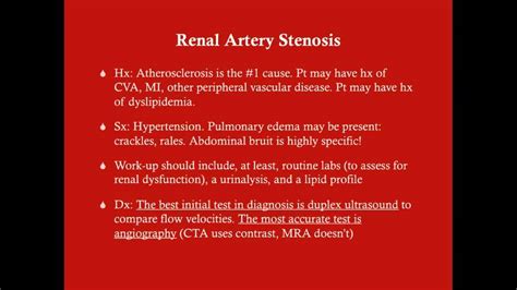 Renal Artery Stenosis - CRASH! Medical Review Series - YouTube