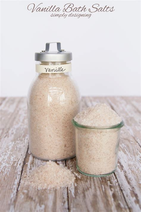 Bath Salt Recipe Scented with Vanilla - Make it in Minutes!