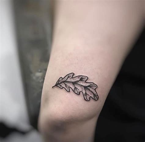 Little oak leaf done by Charlotte at Skullduggery Belfast Ireland ...