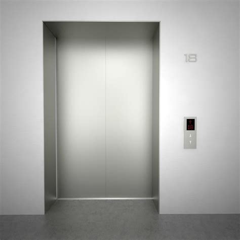 elevator otis doors 3d model