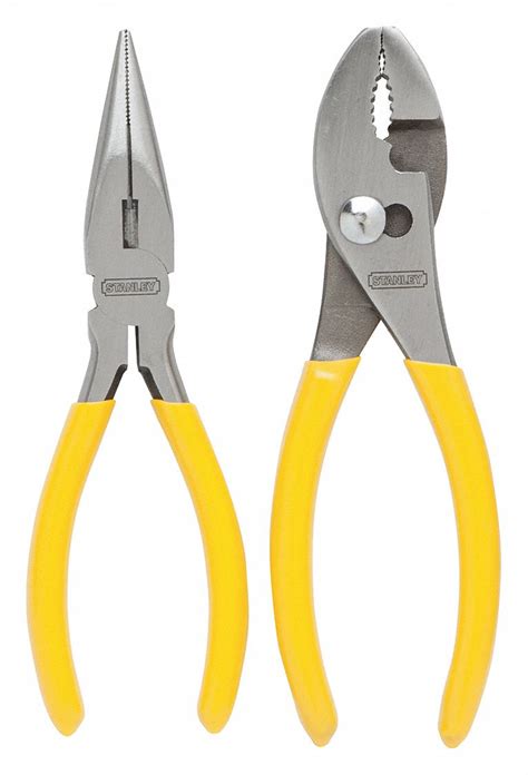 2 Pliers, Deluxe Cushion Grip, Pliers Set - 10D214|84-212 - Grainger