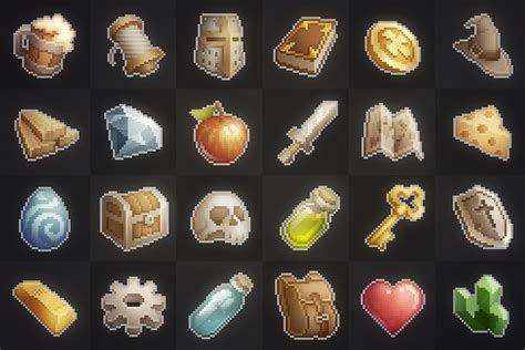 Pixel Art Icon Pack - RPG by Cainos