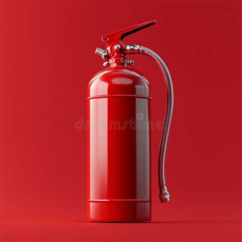 Red Fire Extinguisher stock illustration. Illustration of smoke - 334826671