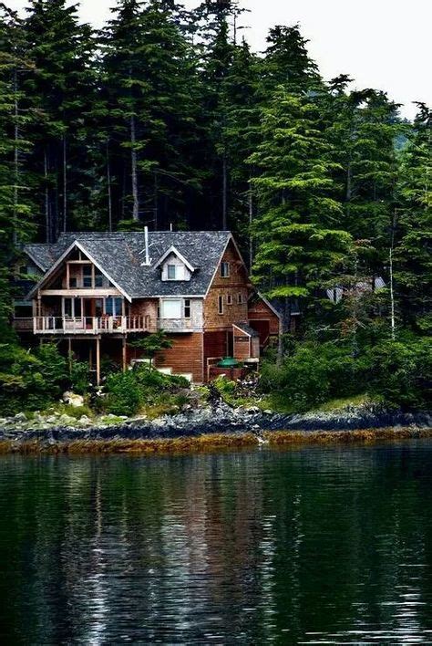 Forest shared by THE ORIGINAL on We Heart It in 2020 | Dream house exterior, Lake house, House