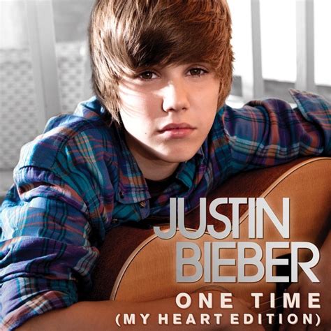 One Time Album Cover by Justin Bieber