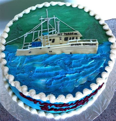 Commercial+Fishing+Cake | Commercial Fishing Boat Birthday cake | Fish cake, Birthday cake, Birthday