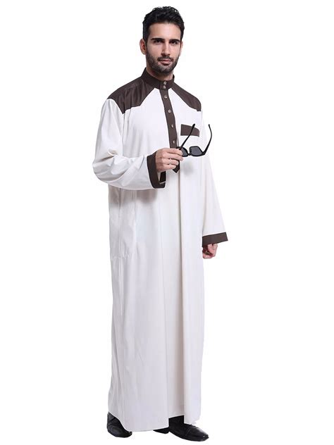 Muslim Islamic Clothing for Men Arabia Islamic Abaya Men's Jubba Islam ...