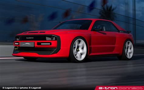 E-Legend EL1 EV Harks Iconic Audi Sport quattro Era with New Electric Car - e-tron connect