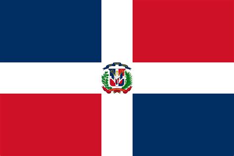 Dominican Republic Flag Printable