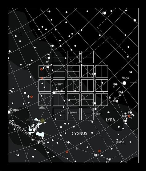 Kepler Space Telescope Field Of View Photograph by Nasa/science Photo ...