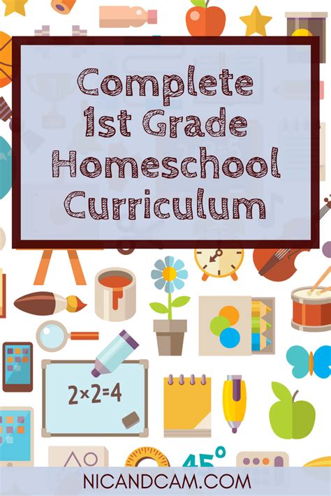 Complete 1st Grade Homeschool Curriculum | Kindergarten homeschool curriculum, Homeschool ...