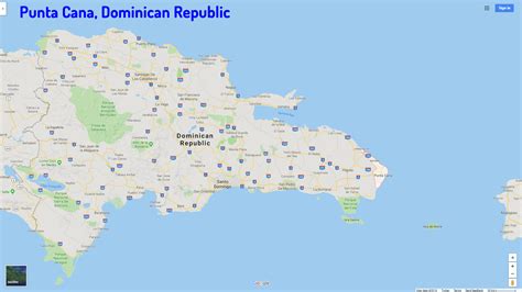 Punta Cana Map - Dominican Republic