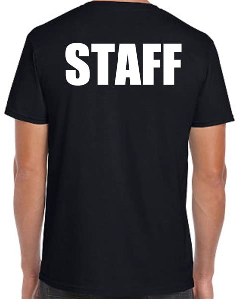 Staff Shirts- Standard Imprint - Available in 8 colors | TshirtByDesign.com