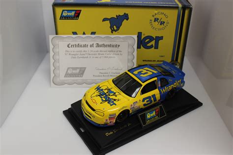 Dale Earnhardt Jr. Autographed 1997 #31 Wrangler 1:24 Revell Diecast