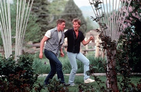 Kevin Bacon and Chris Penn in Footloose (1984) | Footloose movie, Kevin bacon, Iconic movies