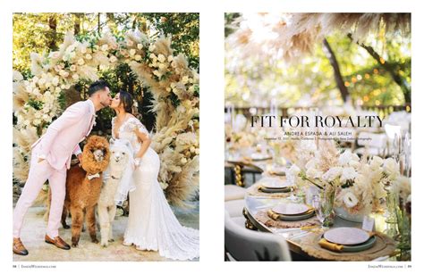 YouTuber’s The Royalty Family Wedding Featured on Inside Weddings Fall 2022 – Luxe Linen