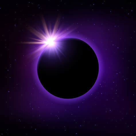 Solar eclipse background 695476 Vector Art at Vecteezy