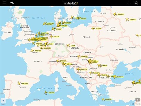 Flightradar24 on Twitter: "Map showing all flights over Europe heading for Heathrow http://t.co ...