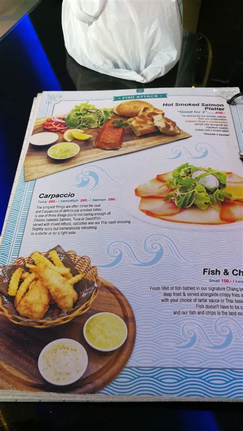 Menu at Blue Marlin Restaurant, Kathu