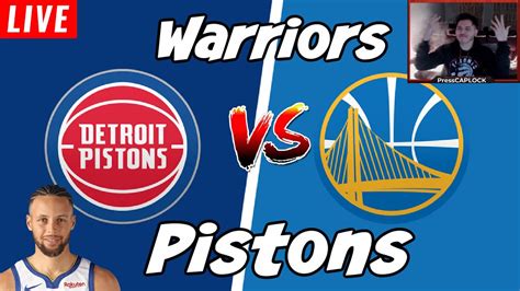 🔴 LIVE - GSW WARRIORS VS PISTONS LIVE STREAM REACTION | NBA Golden ...