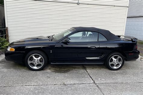 1996 Ford Mustang SVT Cobra Convertible With 26K Miles Up For Auction