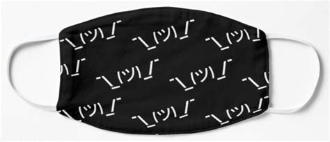 Shrug Face Mask Multi Pattern - Available on Redbubble.com | Meme ...