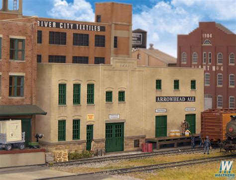 Walthers Cornerstone Arrowhead Ale Background Building – HO Scale