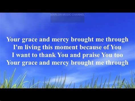 Your Grace and Mercy - YouTube