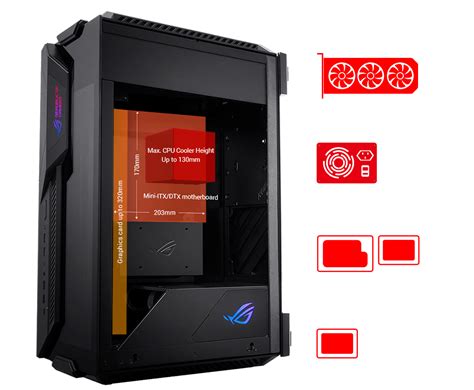 Asus ROG Z11 Mini ITX Unleashed Gaming Case Black GR101 | ubicaciondepersonas.cdmx.gob.mx