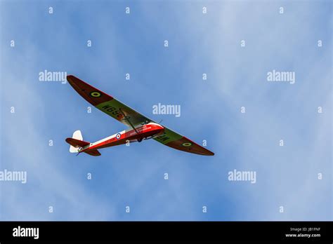 Old sailplane with an open cockpit Stock Photo - Alamy