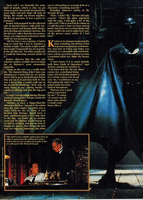 Batman- The 1989 Film: Vintage Magazine Article: "Comics Scene" Issue #9