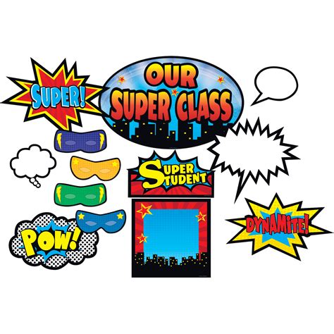 Superhero Bulletin Board Display Set - TCR5568 | Teacher Created Resources