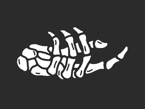 Death's hand by Mark Richardson on Dribbble