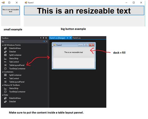 winforms - C# Changing the Size of a button text - Stack Overflow