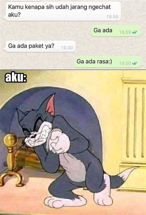 10 Meme Reaksi Cinta Ditolak Lewat Chat!