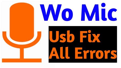 How To Fix Wo Mic USB All Errors | Wo Mic Errors Fix Very Easy In Urdu/Hindi - YouTube