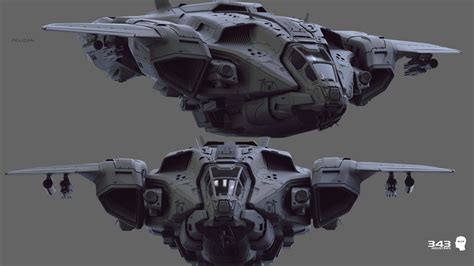 Pelican HALO 2 Anniversary, cki vang | Halo ships, Futuristic aircraft ...