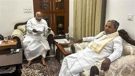 Karnataka CM race : Kharge working on power deal | - Cm Race, Congress ...