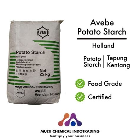 AVEBE POTATO STARCH ex. HOLLAND. FOOD GRADE. || 500 GR | Lazada Indonesia