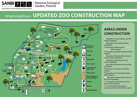 Zoo Map – National Zoological Garden, Pretoria