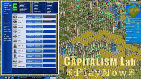 PlayNow: Capitalism Lab | PC Gameplay (Economic and Business Tycoon Game) - YouTube