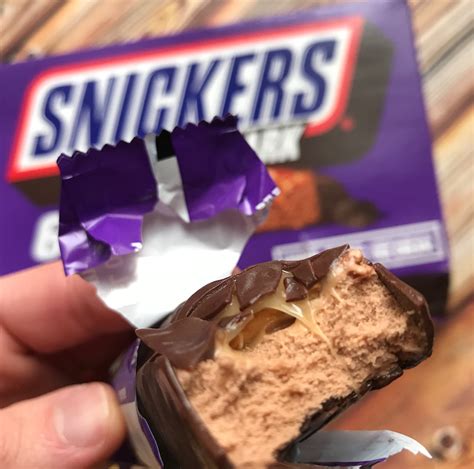 Snickers Dark Chocolate Ice Cream Bars Review - Snack Gator