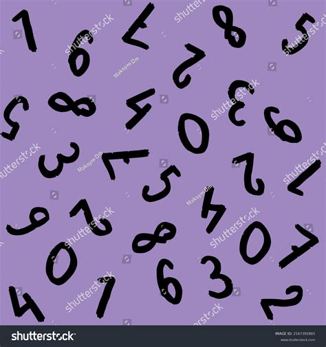 Template Image Keyboard Symbols Set Numbers Stock Illustration ...