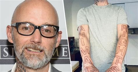 Moby Gets Huge 'Animal Rights' Tattoo On His Arms To Celebrate 32 Years ...