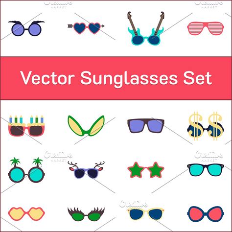 Vector Sunglasses Set – MasterBundles