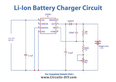 Lithium Ion Battery Circuit Diagram - Circuit Diagram