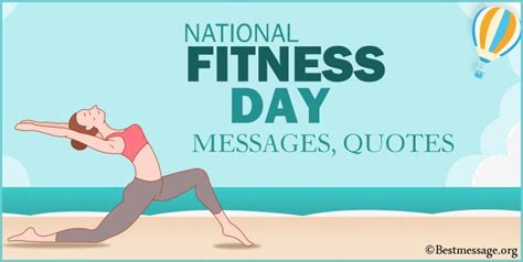 National Fitness Day Quotes | Motivational Workout Messages