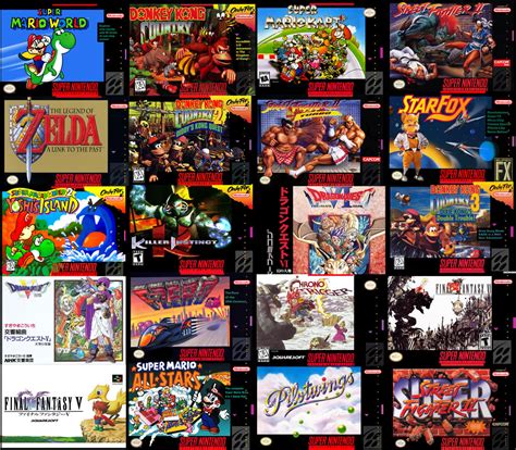 Super Nintendo - Top 20 Selling Games In Order by juxtaposed11 on ...