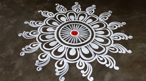 easy and simple alpona design for Laxmi puja door / festival special ...